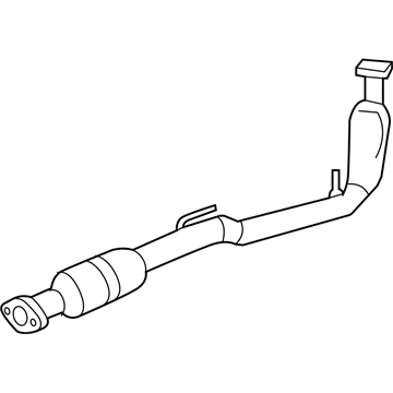 52101249AD Mopar Exhaust Converter Illustration 1 of 1