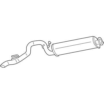 Jeep Liberty Exhaust Pipe - 52101120AD