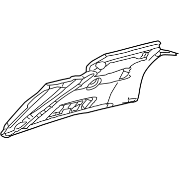 Mopar 55352746AG Hood Silencer 55352746AG Mopar Hood Silencer Illustration 1 of 1