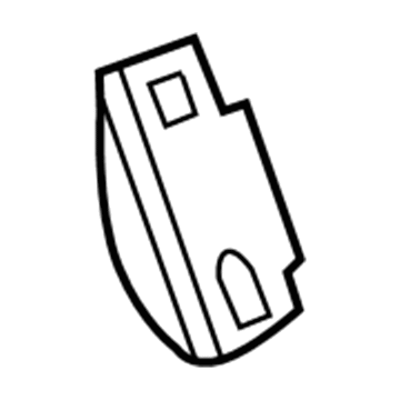 4698975AA Mopar Footrest Support Illustration 1 of 1