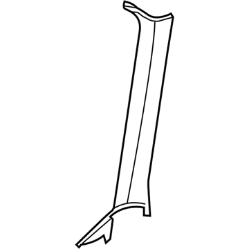 ZX07DW1AC Mopar Windshield Molding Illustration 1 of 1