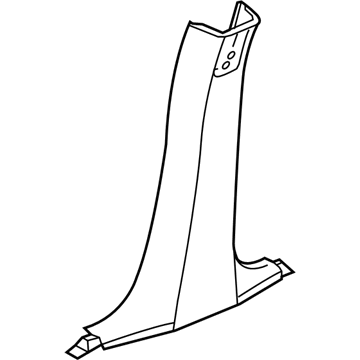 UM23XT1AI Mopar B Pillar Lower Trim Panel Illustration 1 of 1
