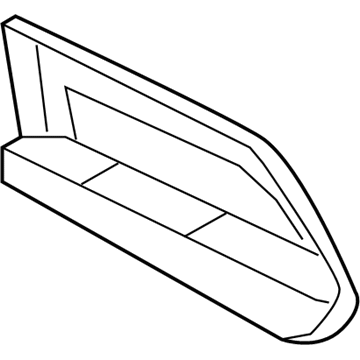 5SB482DVAB Mopar Front Door Bolster Illustration 1 of 1