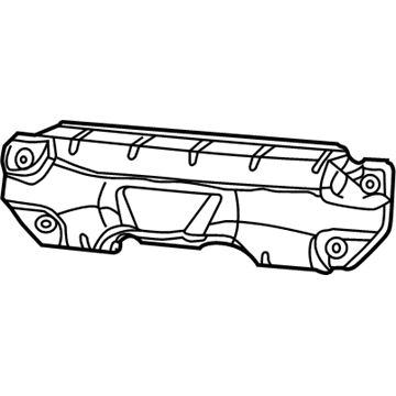 53030940AB Mopar Exhaust Manifold Shield Illustration 1 of 1
