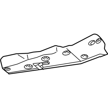 55135709AC Mopar Heat Shield Illustration 1 of 1