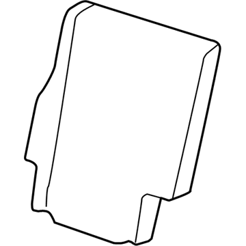 68100255AA Mopar Seat Back Foam Illustration 1 of 1