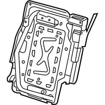 68042300AA Mopar Rear Seat Back Frame Illustration 1 of 1