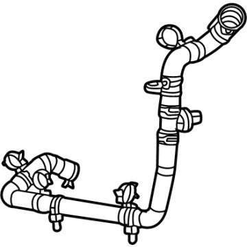 2025 Jeep Wrangler Radiator Hose - 68402051AC