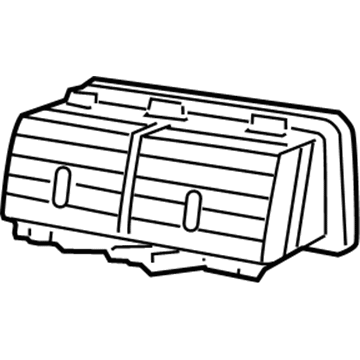 Mopar 1QH731X9AC A/C Outlet Bezel 1QH731X9AC Mopar A/C Outlet Bezel Illustration 1 of 1