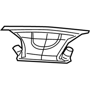 5058829AC Mopar Defroster Duct Illustration 1 of 1