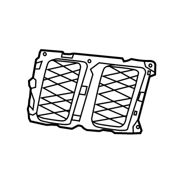 68264286AB Mopar Texture Grille Illustration 1 of 1