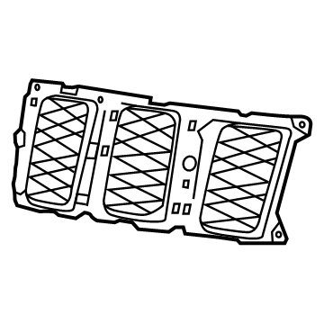 68264287AA Mopar Texture Grille Illustration 1 of 1
