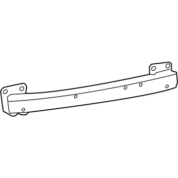 5113162AA Mopar Front Bumper Reinforcement Illustration 1 of 1