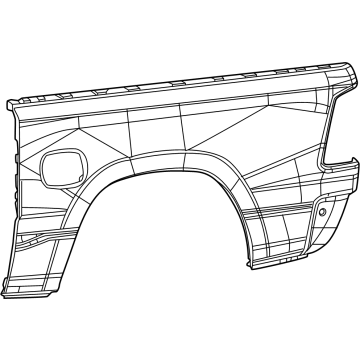68639195AA Mopar Box Side Outer Panel Illustration 1 of 1