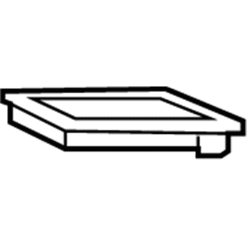 1NJ601DVAA Mopar Demister Grille Illustration 1 of 1