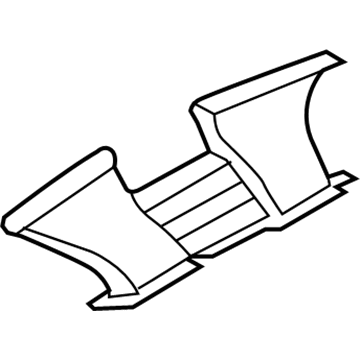 4662049AA Mopar Defroster Duct Illustration 1 of 1