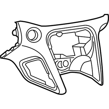 1YZ98DX9AD Mopar Instrument Panel Bezel Illustration 1 of 1