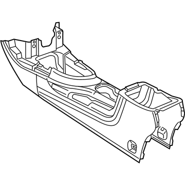 Mopar 1ZV18LA8AC Base Console 1ZV18LA8AC Mopar Base Console Illustration 1 of 1