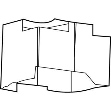 68290495AB Mopar Battery Shield Illustration 1 of 1