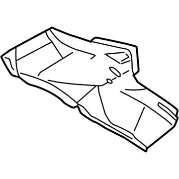 5066535AA Mopar Floor Duct Illustration 1 of 1