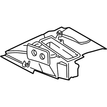 5066501AA Mopar Housing-A/C And Heater Upper Illustration 1 of 1