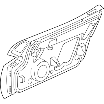 4865593AF Mopar Front Door Illustration 1 of 1