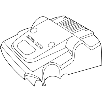 Jeep Grand Cherokee Engine Cover - 53013728AE