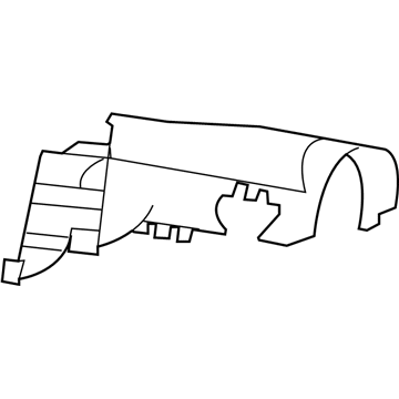 Dodge Journey Steering Column Cover - 1JL081DVAB