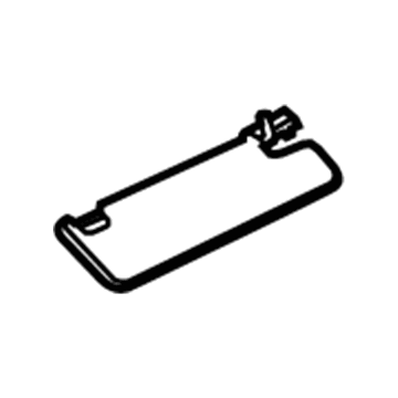 2018 Jeep Wrangler Sun Visor - 6CJ06DX9AA