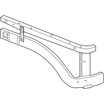 Dodge Ram 1500 Radiator Support - 55275695AK