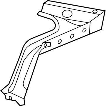 68058755AB Mopar Deck Opening Trough Illustration 1 of 1