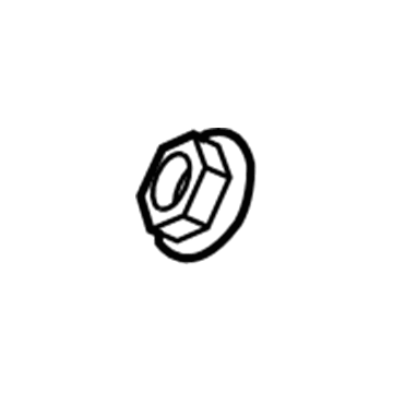 6508772AA Mopar Hexagon Flange Nut Illustration 1 of 1