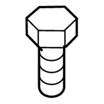 6506032AA Mopar Hexagon Flange Head Screw Illustration 1 of 1