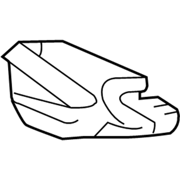 4857674AC Mopar Clip-HEADLAMP Mounting Illustration 1 of 1