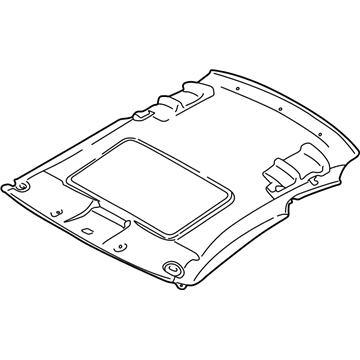 MR641706 Mopar Headliner Illustration 1 of 1