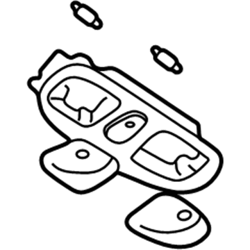 MR605940 Mopar Lamp-Dome Illustration 1 of 1