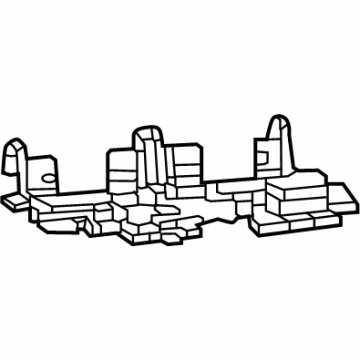 68403121AB Mopar Mat-Front Seat Cushion Illustration 1 of 1