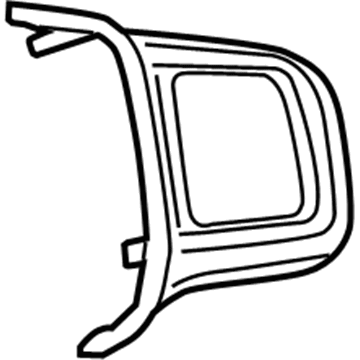 5LS97JXPAA Mopar Steering Wheel Bezel Illustration 1 of 1