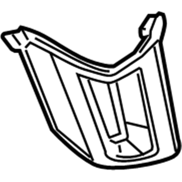 5LS95JXPAA Mopar Steering Wheel Bezel Illustration 1 of 1