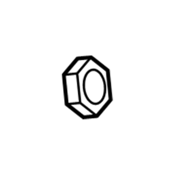 6510216AA Mopar Nut Illustration 1 of 1