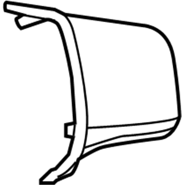 5LQ47DX9AA Mopar Steering Wheel Bezel Illustration 1 of 1