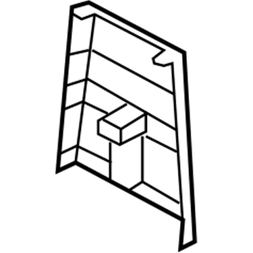 1GN18ZJ8AB Mopar Cover-Floor Console End Illustration 1 of 1