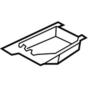 68020624AA Mopar Floor Console Bin Illustration 1 of 1