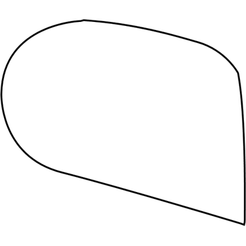 68000018AA Mopar Mirror Replacement Glass Illustration 1 of 1