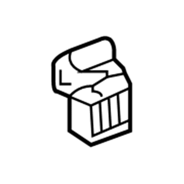 68010551AA Mopar Front Bracket-Front Bumper Illustration 1 of 1