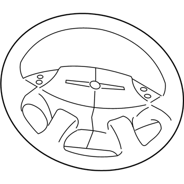 2009 Dodge Caliber Steering Wheel - 1EB83XDVAA