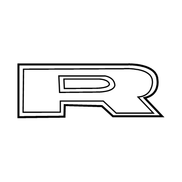 68358573AA Mopar Tailgate Nameplate Illustration 1 of 1