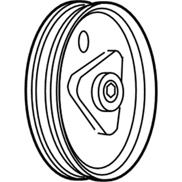 5072441AA Mopar Power Steering Pump Pulley Illustration 1 of 1