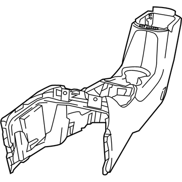 6GN88PTXAD Mopar Base Console Illustration 1 of 1