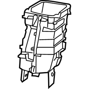 6FF63DX9AD Mopar Floor Console Bin Illustration 1 of 1